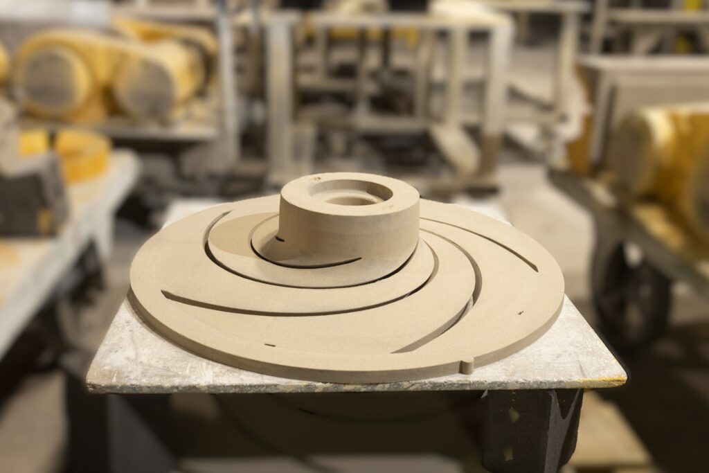 sand-casting mold